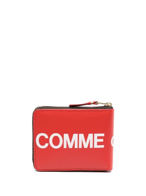 logo-print leather wallet Comme des Garcons | SA7100HL2